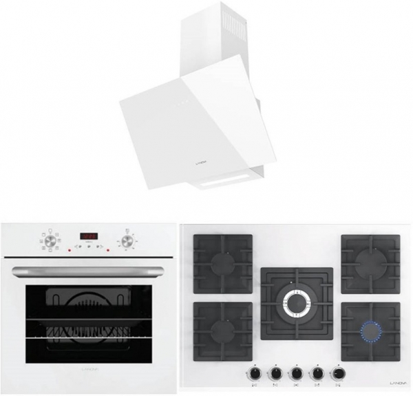 Lanova Buz Beyaz Ankastre Set G 17402 105 + 3207W01 + 3220W6