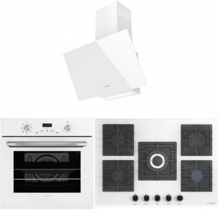 Lanova Buz Beyaz Ankastre Set G 17402 105 + 3207W01 + 3220W6