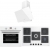 Lanova Buz Beyaz Ankastre Set G 17402 105 + 3207W01 + 3220W6