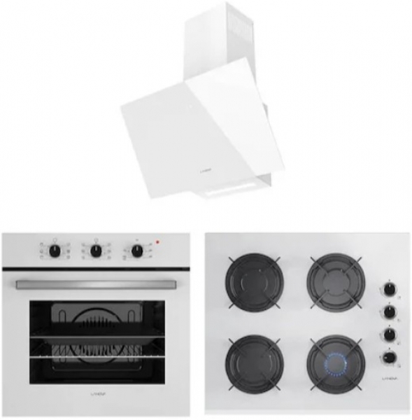 Lanova Mano Beyaz Ankastre Set 16400-202 + 2106TW01 + 3220W6