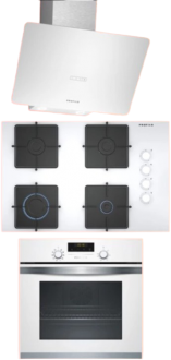 Profilo Beyaz Ankastre Set OE36K2P10D + FRMA425B5 + DVK6J429