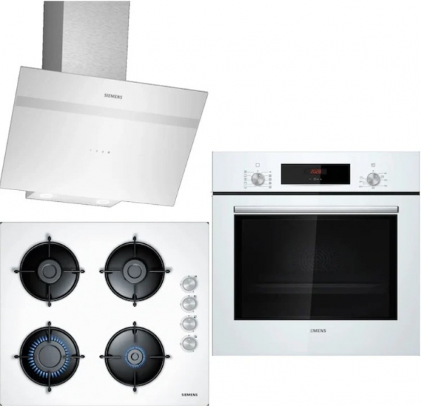 Siemens Beyaz Ankastre Set EO6C2PB11O + HB012FBW1T + LC64KPJ20T