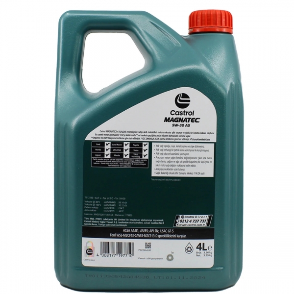 Castrol Magnatec 5W-30 A5 Motor Yağı