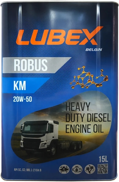 Lubex Robus KM 20W-50 Motor Yağı (15 litre)