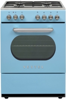 Vestel Retro SF 84011 DG Düş Mavisi Solo Fırın