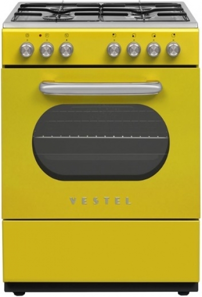 Vestel Retro SF 84011 DG Solo Fırın (Sarı)