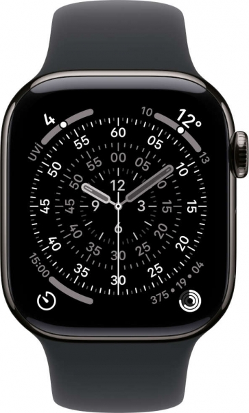Apple Watch Series 11 Cellular 42mm Titanyum Kasa ve Spor Kordon Akıllı Saat