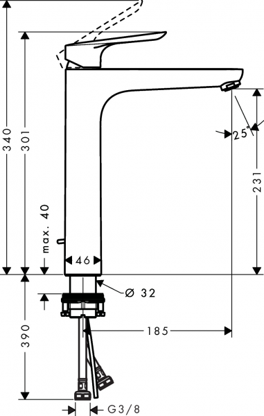 Hansgrohe Logis E 71179000 Lavabo Bataryası