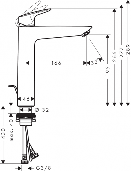 Hansgrohe Logis 71095000 Lavabo Bataryası