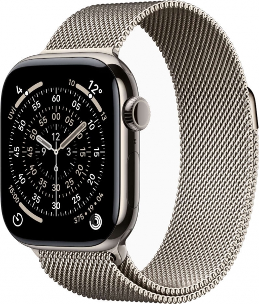 Apple Watch Series 11 Cellular 42mm Titanyum Kasa ve Milano Loop Akıllı Saat
