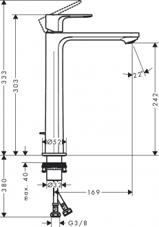 Hansgrohe Rebris S 72590000 Lavabo Bataryası