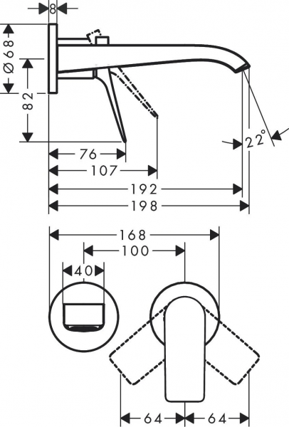 Hansgrohe Vivenis 75050700 Lavabo Bataryası