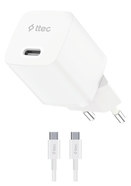 ttec SmartCharger GAN 20W Şarj Aleti (USB Type-C)