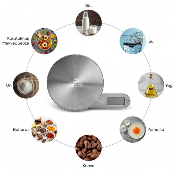 Karaca Gastro Scale 1003 Self Power Mutfak Terazisi