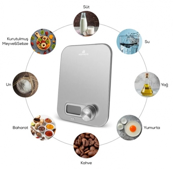 Karaca Gastro Scale 1004 Self Power Mutfak Terazisi
