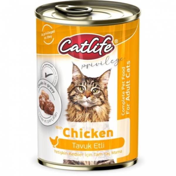 Catlife Tavuklu yetişkin 400 gr Kedi Maması