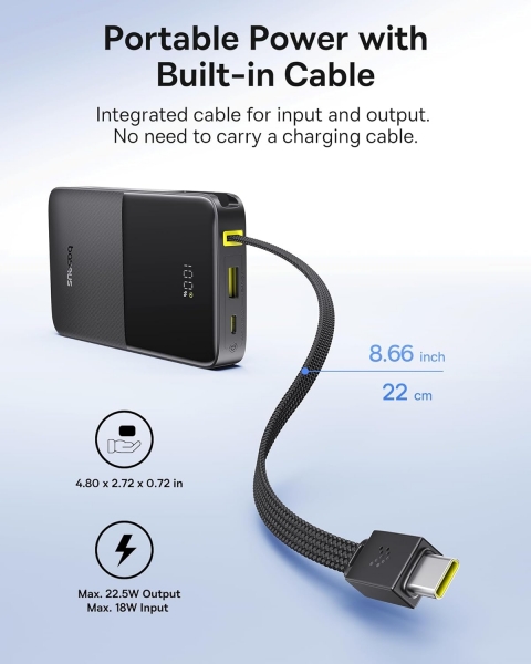 Baseus EnerFill FC51 Bipow 2 Pro 22.5W 10000 mAh Powerbank