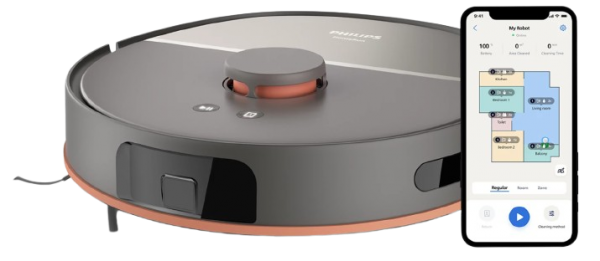 Philips XU5000 Robot Süpürge+Mop