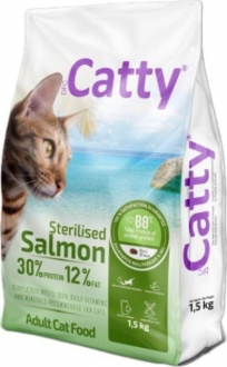 Catty Somonlu Kısırlaştırılmış 1.5 kg Kedi Maması