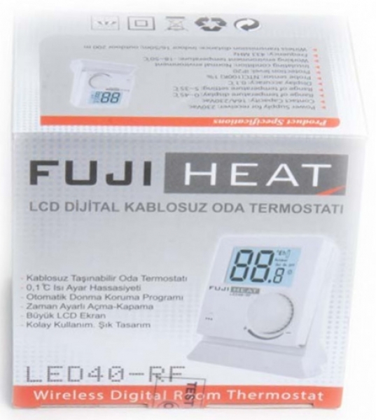 Fuji Heat LED40 RF Oda Termostatı