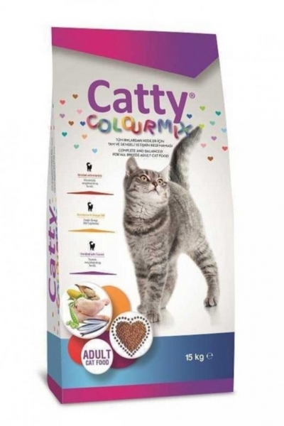 Catty Color Mix Yetişkin 2 kg Kedi Maması