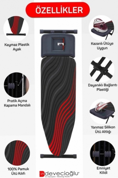 Devecioğlu Harbinger MM162 Apexboard Ütü Masası
