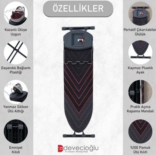 Devecioğlu Harbinger Strongboard Mm149 Ütü Masası