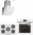 Silverline Beyaz Ankastre Set CS5622W01 + BO6502W02 + 3373 Misto
