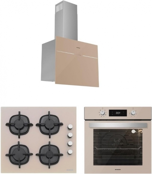 Silverline Vizon Ankastre Set CS5343M01 + BO6504M01 + 3364