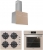 Silverline Vizon Ankastre Set CS5343M01 + BO6504M01 + 3364