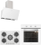 Silverline Beyaz Ankastre Set CS5622W01 + BO6503W01 + 3457 Soho