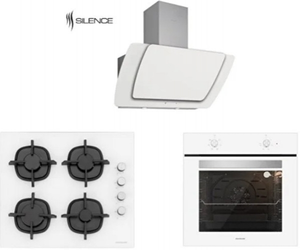 Silverline Beyaz Ankastre Set CS5343W01 + BO6501W01 + 3373 Misto