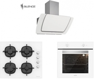 Silverline Beyaz Ankastre Set CS5343W01 + BO6501W01 + 3373 Misto