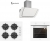Silverline Beyaz Ankastre Set CS5343W01 + BO6501W01 + 3373 Misto