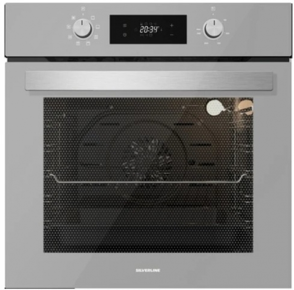 Silverline Gri Ankastre Set CS5623S01 + BO6504S01 + 3373 Misto