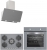 Silverline Gri Ankastre Set CS5622S01 + BO6501S01 + 3457 Soho