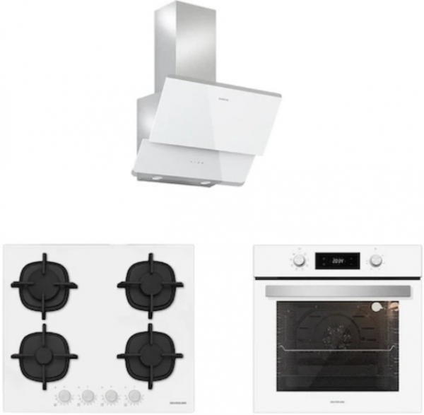 Silverline Beyaz Ankastre Set CS5427W01 + BO6504W01 + 3490 Oslo 60