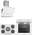 Silverline Beyaz Ankastre Set CS5622W01 + BO6501W01 + 3420 Classy 60