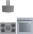 Silverline Gri Ankastre Set CS5622S01 + BO6503S01 + 3481