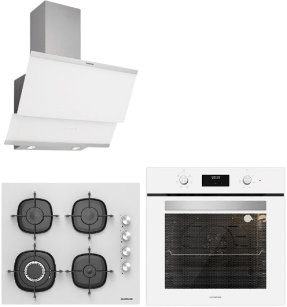Silverline Ankastre Set CS5629W01 + BO6502W02 + 3420 W CLA