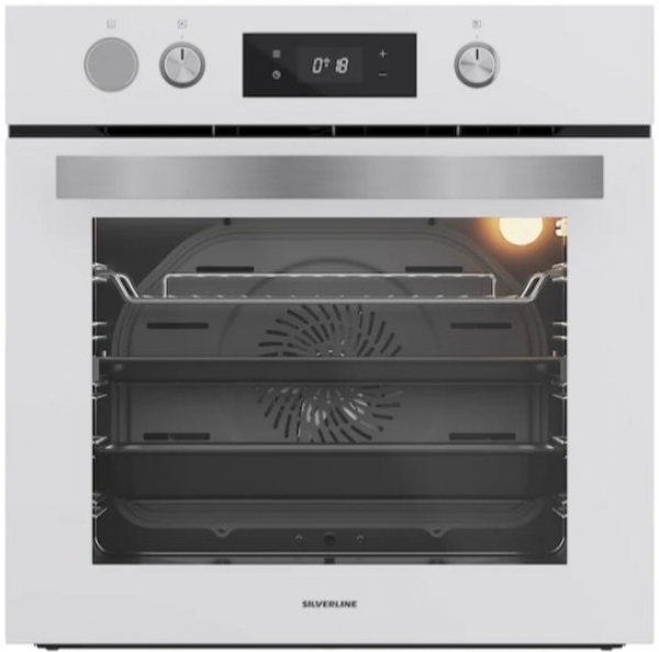 Silverline Beyaz Ankastre Set CS5629W01 + BO65P4W01 + 3481 FLAM