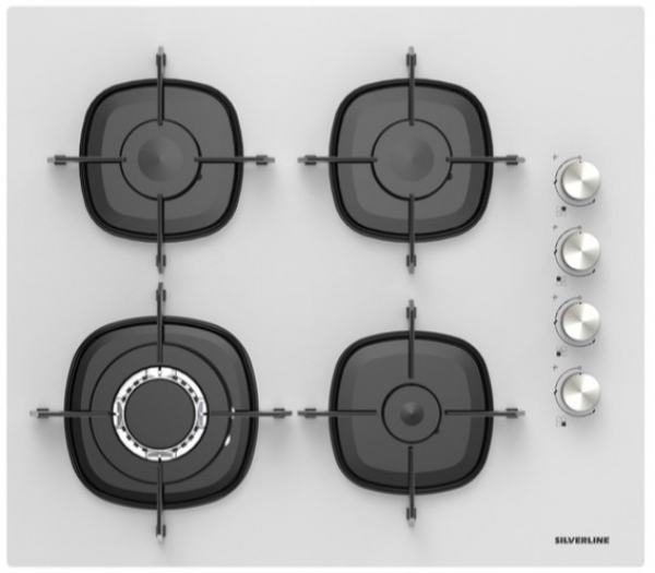 Silverline Beyaz Ankastre Set CS5629W01 + BO65P4W01 + 3481 FLAM
