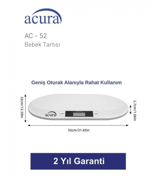 Acura AC-52 Bebek Dijital Bebek Tartısı