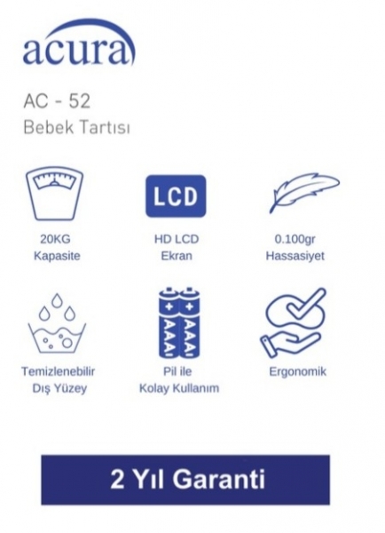Acura AC-52 Bebek Dijital Bebek Tartısı