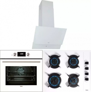 Teka Beyaz Ankastre Set GBC 64002 KBC WH + HAK 625 WH + ATV 60 WH