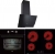 Teka Siyah Ankastre Set TZ 6415 + HAK 627 BK + ATV 60