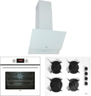 Teka Chef 8 Beyaz Ankastre Set GBC 64002 KBC WH + HAK 627 WH + TVT 60