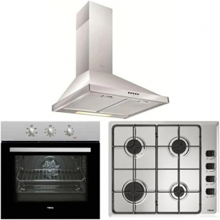 Teka Chef 1 İnox Ankastre Set HLX 640 KBAOE XI + HE 715 SS + DF 60