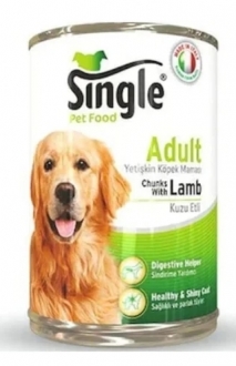 Single Kuzu Etli Yetişkin 415 gr Köpek Maması
