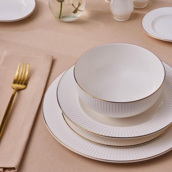 Karaca Elegance Bone Massimo 53 Parça Yemek Takımı